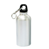 Garrafa de aluminio prateada 400ml